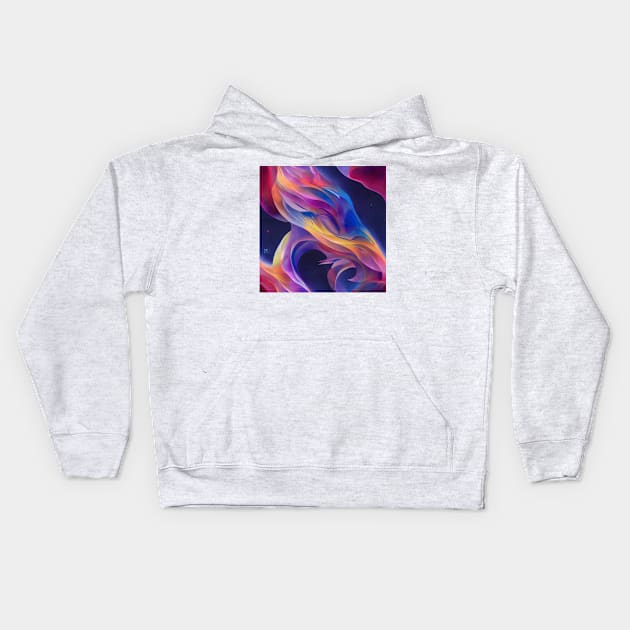 Multidimensional Swirls, Twenty-Three Kids Hoodie by EverythingSings.Art